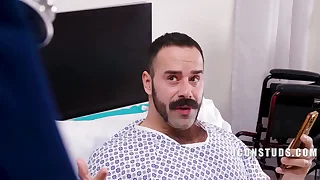 Twink Nurse Rides Off Horny Patient Before Surgery